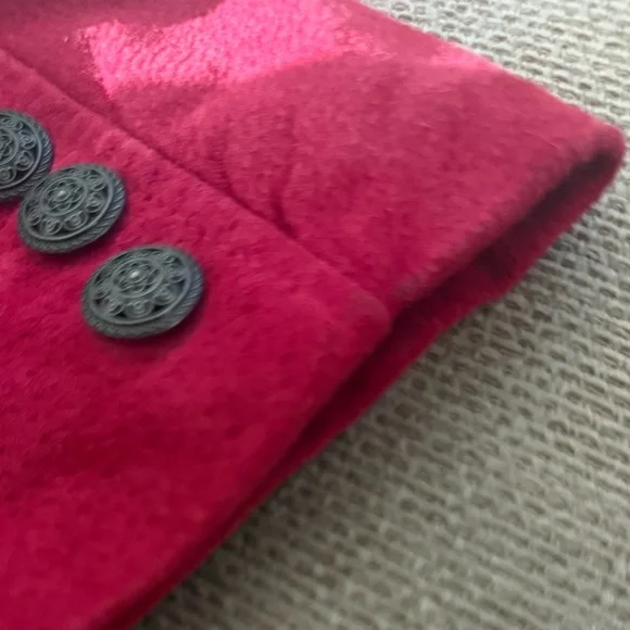 D&Co Genuine Leather Suede Jacket Fuchsia Pink Women’s Sz M Washable Chic - Picture 8 of 9